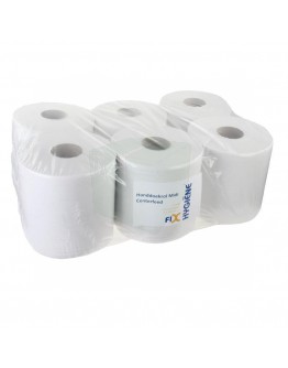 Towel paper rolls  FIX-HYGIËNE Midi recycled tissue white, 20cm x 300m - 6 rolls