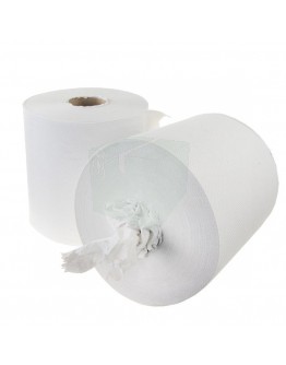 Handdoekrol FIX HYGIËNE Midi recycled tissue wit, 20 cm breed- 6x300m