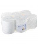 Towel paper rolls  FIX-HYGIËNE Mini coreless cellulose, 300m - 12 rolls Hygiene paper