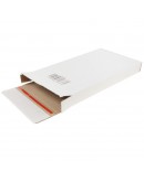 Brievenbusdoos Mailbox-1, A5 160x250x28mm EG Wit, +2x plakstrip Verzendverpakkingen