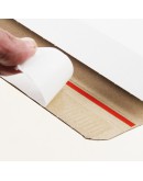 White postal boxes "Mailbox-2" A4+, 250x350x28mm Shipping cartons
