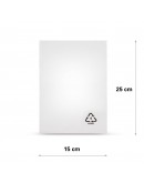 Vlakke zak LDPE, 15x25cm, 50my - 1000x PE Folie & Krimpfolie