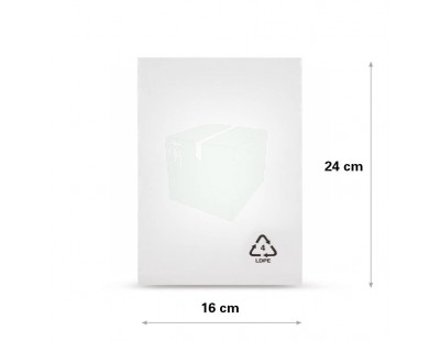 Vlakke zak LDPE, 16x24cm, 25my - 1000x PE Folie & Krimpfolie