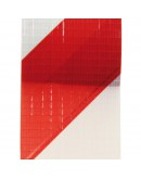Vloermarkeringstape Ducttape - rood/wit 50mm/33m Tape - Plakband