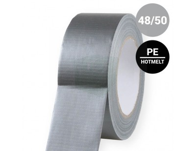 Duct tape "Extra kwaliteit"  48mm /50mtr Grijs   Tape - Plakband