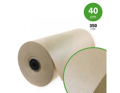 Natron kraftpapier rol 40cm x 350mtr. 70grs, bruin Dozen, Karton & Papier