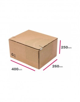 Ecomm-9 shipping box Autolock - 400x260x250mm